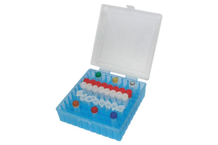 RACK COM DOBRADIÇA PARA 100 MICROTUBOS  - 1,5/2 ML